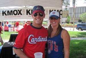 Cards and Cubs Couple