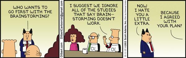 Brainstorming Dilbert
