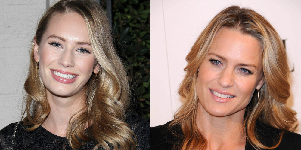 Robin Wright and Dylan Penn