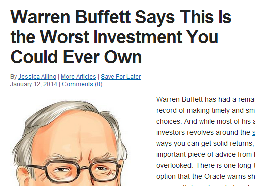 Warren Buffet Investment Strategy