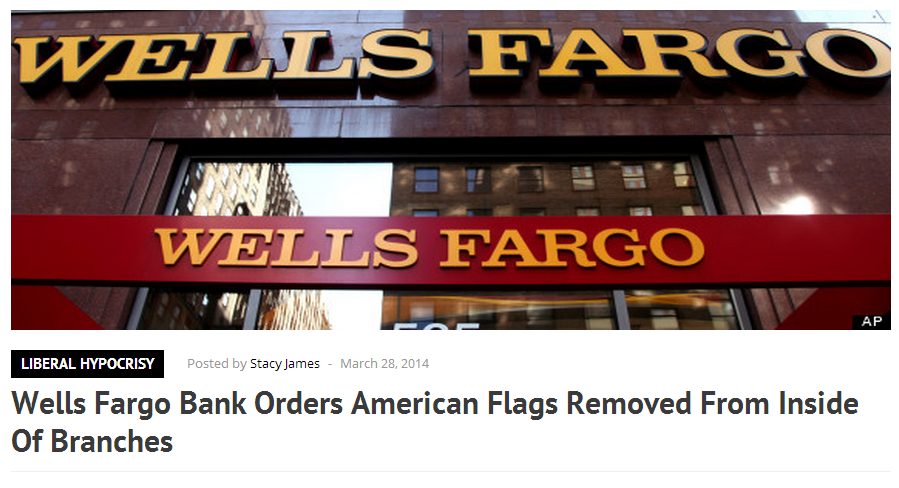 wells Fargo Bank Headline