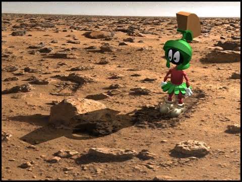 Aliens on Mars