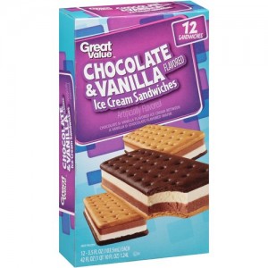 Great Value Ice Cream Sandwich