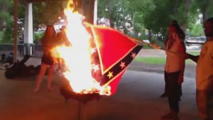 burning a flag