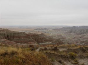 Badlands_in_South_Dakota