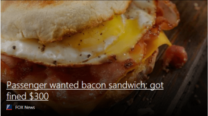 bacon sandwich fine