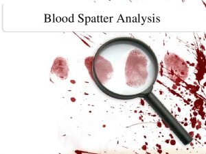 blood spatter analysis