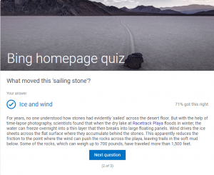 Bing Quiz